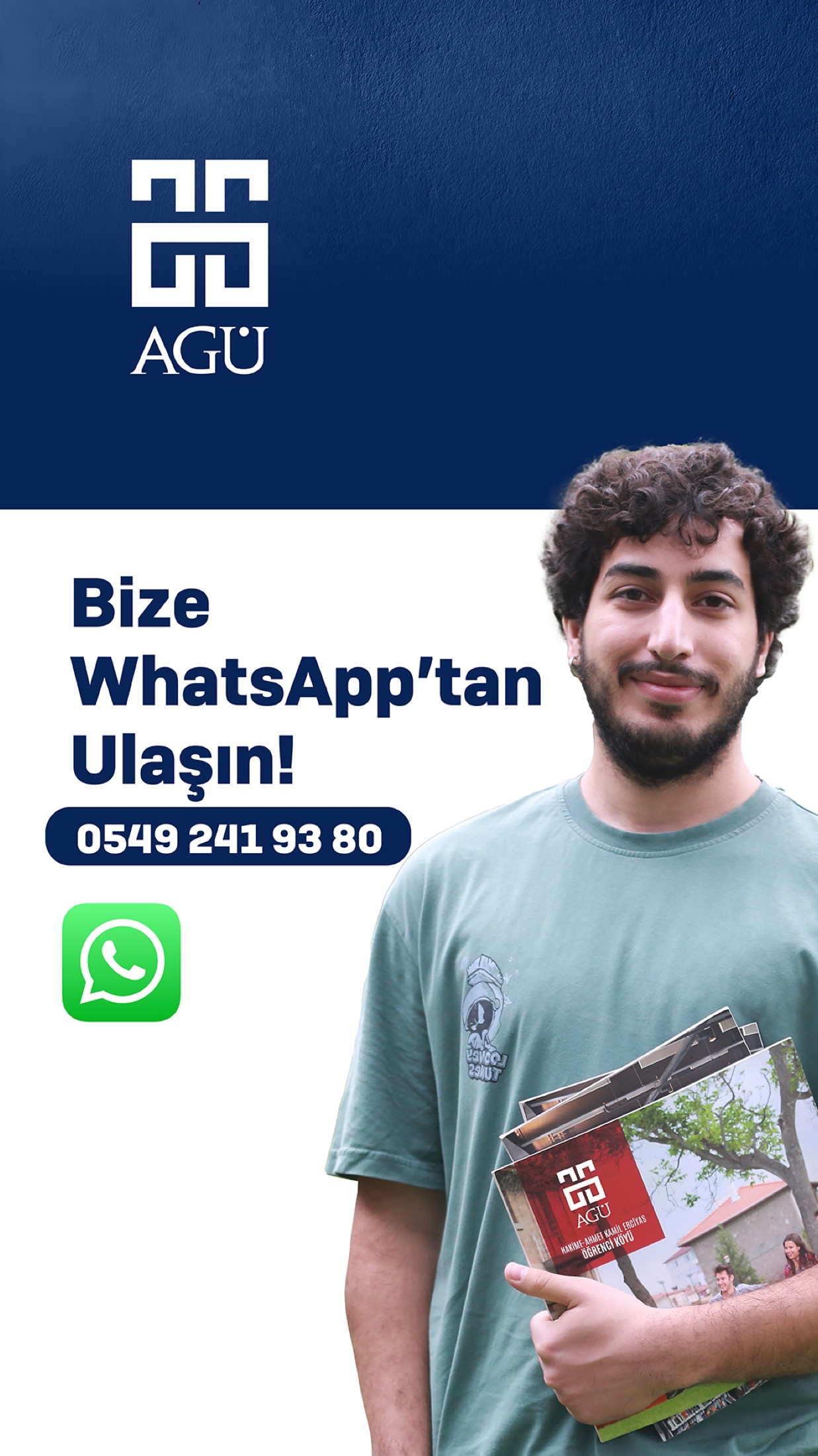 AGÜ Whatsapp Bilgilendirme